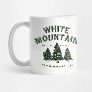 Vintage White Mountains Forest Nature New Hampshire Mug